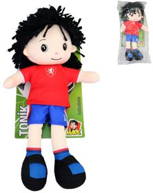 PLY Panek textiln Tonk fotbalista hadrov panenka na baterie CZ Zvuk