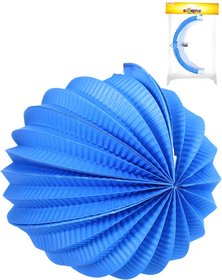 Lampion koule modr paprov 20cm na svku v sku