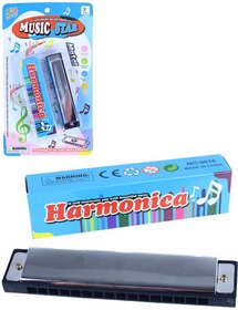 Harmonika foukac kovov 13cm set s paprovou krabikou *HUDEBN NSTROJE*