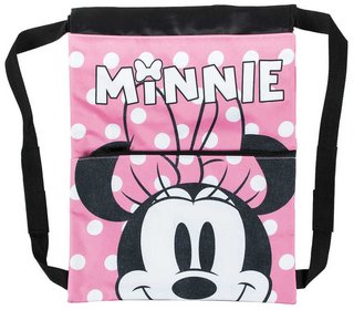 Sek na pezvky Minnie Mouse sportovn stahovateln vak na zda 27x33cm