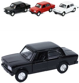 Auto Lada retro model 12cm zptn chod na baterie Svtlo Zvuk 3 barvy kov