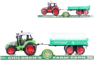 Traktor plastov zemdlsk set s pvsem na setrvank 2 barvy