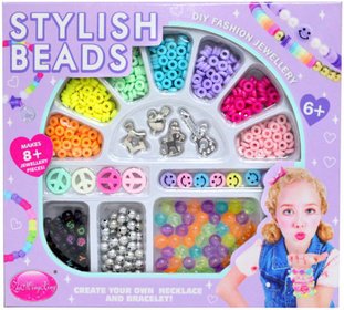 Korlky navlkac s pvsky kreativn set vroba dtsk fashion biuterie