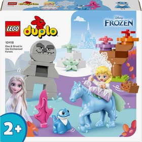 LEGO DUPLO FROZEN 2 Elsa a Bruni v zaarovanm lese 10418 STAVEBNICE