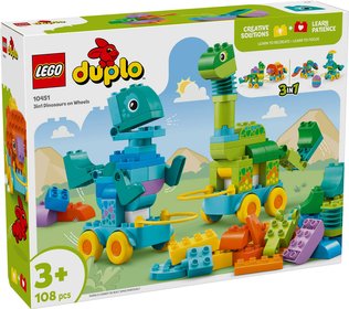 LEGO DUPLO Dinosaui na kolekch 3v1 10451 STAVEBNICE