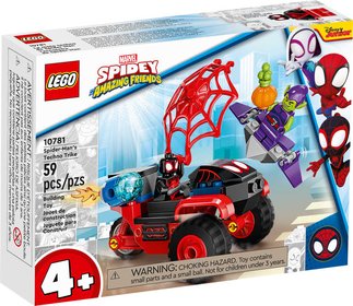 LEGO MARVEL Miles Morales: Spiderman a jeho techno tkolka 10781 STAVEBNICE