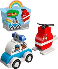 LEGO DUPLO Hasisk vrtulnk a policejn auto 10957 STAVEBNICE