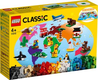 LEGO CLASSIC Cesta kolem světa 11015 STAVEBNICE