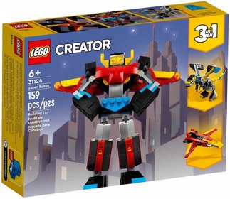 LEGO CREATOR Super robot 3v1 31124 STAVEBNICE