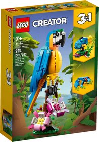 LEGO CREATOR Exotick papouek 3v1 31136 STAVEBNICE