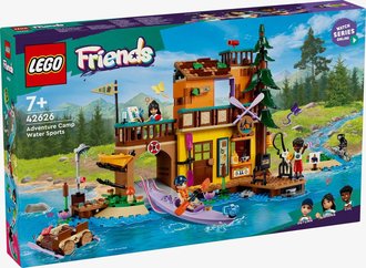 LEGO FRIENDS Dobrodrun tbor s vodnmi sporty 42626 STAVEBNICE