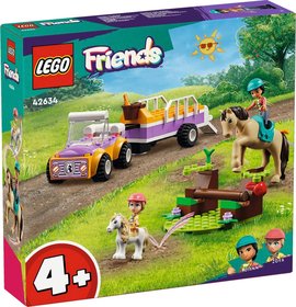 LEGO FRIENDS Přívěs s koněm a poníkem 42634 STAVEBNICE