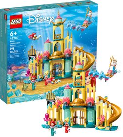 LEGO DISNEY PRINCESS Arielin podvodní palác 43207 STAVEBNICE