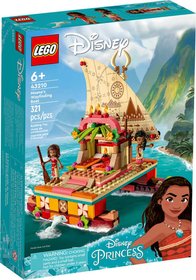 LEGO DISNEY PRINCESS Vaiana a jej objevitelsk lo 43210 STAVEBNICE