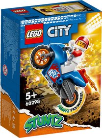 LEGO CITY Kaskadrsk motorka s raketovm pohonem 60298 STAVEBNICE