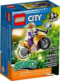 LEGO CITY Kaskadrsk motorka se selfie ty 60309 STAVEBNICE