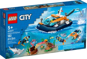 LEGO CITY Průzkumná ponorka potápěčů 60377 STAVEBNICE