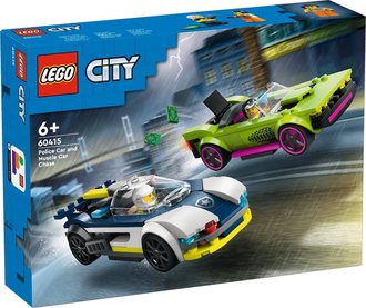 LEGO CITY Honika policejnho auta a sporku 60415 STAVEBNICE