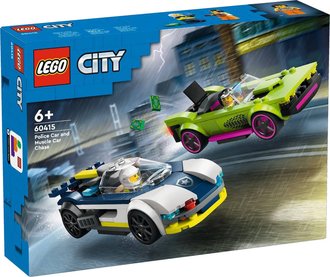 LEGO CITY Honika policejnho auta a sporku 60415 STAVEBNICE