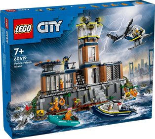 LEGO CITY Policie a vzen na ostrov 60419 STAVEBNICE