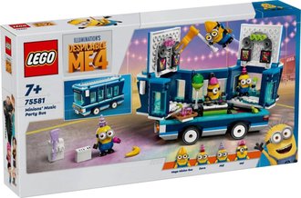 LEGO MINIONS Mimoni a hudebn prty autobus 75581 STAVEBNICE