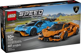LEGO SPEED CHAMPIONS Auto Lamborghini Revuelto a Huracn STO STAVEBNICE