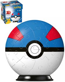 RAVENSBURGER Puzzleball 3D Pokeball skldaka 54 dlk Pokmon