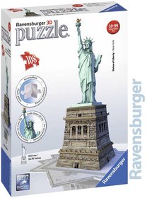 RAVENSBURGER Puzzle 3D Socha Svobody 108 dlk