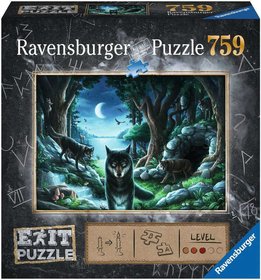 RAVENSBURGER Hra puzzle nikov Vlk 759 dlk 70x50cm skldaka 2v1