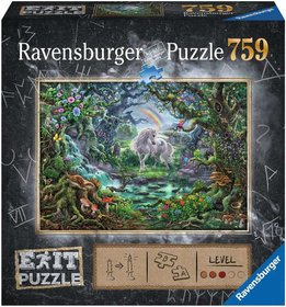 RAVENSBURGER Hra puzzle nikov Jednoroec 759 dlk 70x50cm skldaka 2v1