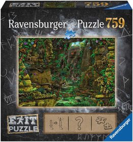 RAVENSBURGER Hra puzzle nikov Tajemn chrm 759 dlk 70x50cm skldaka 2v1