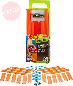 MATTEL HOT WHEELS Track Builder Dlouh drha 4,5m set s autkem
