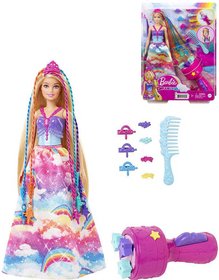 MATTEL BRB Panenka Barbie princezna s barevnmi vlasy s nstrojem a doplky