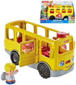 FISHER PRICE Baby Little People koln autobus na baterie Svtlo Zvuk