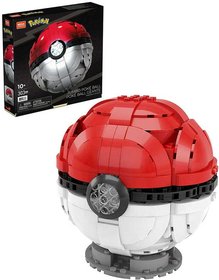 MEGA CONSTRUX Pokmon Jumbo Pokeball 13cm na baterie Svtlo STAVEBNICE