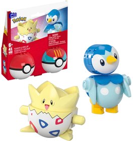 Pokmon Megablok set 2x Pokball Piplup + Togepi stavebnice 41 dlk