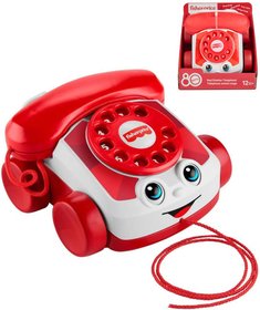 FISHER PRICE Baby telefon tahac erven s oima 80. vro Mattel