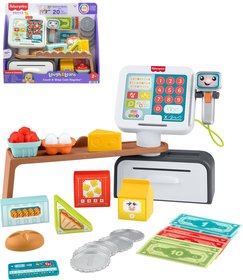 FISHER PRICE Baby pokladna mluvc interaktivn s pultem na baterie Zvuk