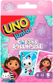MATTEL Hra Uno Junior karty Gabbys Dollhouse *SPOLEENSK HRY*