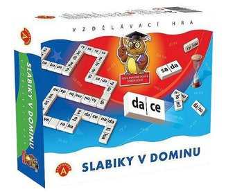 ALEXANDER Hra vzdlvac Slabiky v dominu *SPOLEENSK HRY*