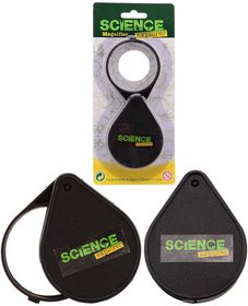 Lupa skládací plastová Science Explorer 9cm na kartě