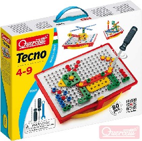 QUERCETTI Tecno 80 dlk v kufku s nstroji a podlokou roubovac 3D STAVEBNICE