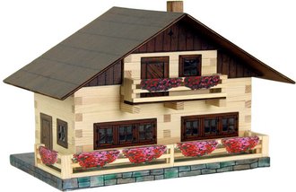 WALACHIA Alpský dům W43 Hobby Kit DŘEVĚNÁ STAVEBNICE