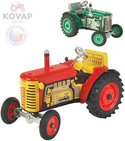 KOVAP Traktor Zetor solo 1:25 kovov na klek 3 rychlosti s pevodovkou