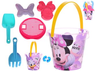 Pskov baby set Minnie 6ks kyblk se stem s nstroji a bbovikami