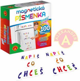 ALEXANDER Hra Psmenka magnetick set 100ks na lednici