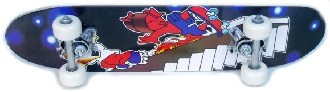 Skateboard dtsk zk devn velk 61 x 15 x 8 cm s grafikou