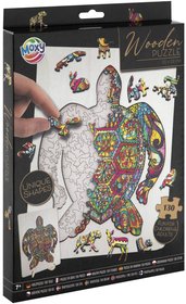 DEVO Puzzle obrysov na desce elva 130 dlk set skldaka se stojnkem