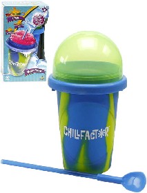 Chillfactor Slushy Maker vroba ledov tt dtsk shaker Modrozelen plast
