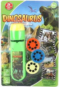 Baterka dtsk svtilna a projektor Dinosaui 2v1 na baterie Svtlo